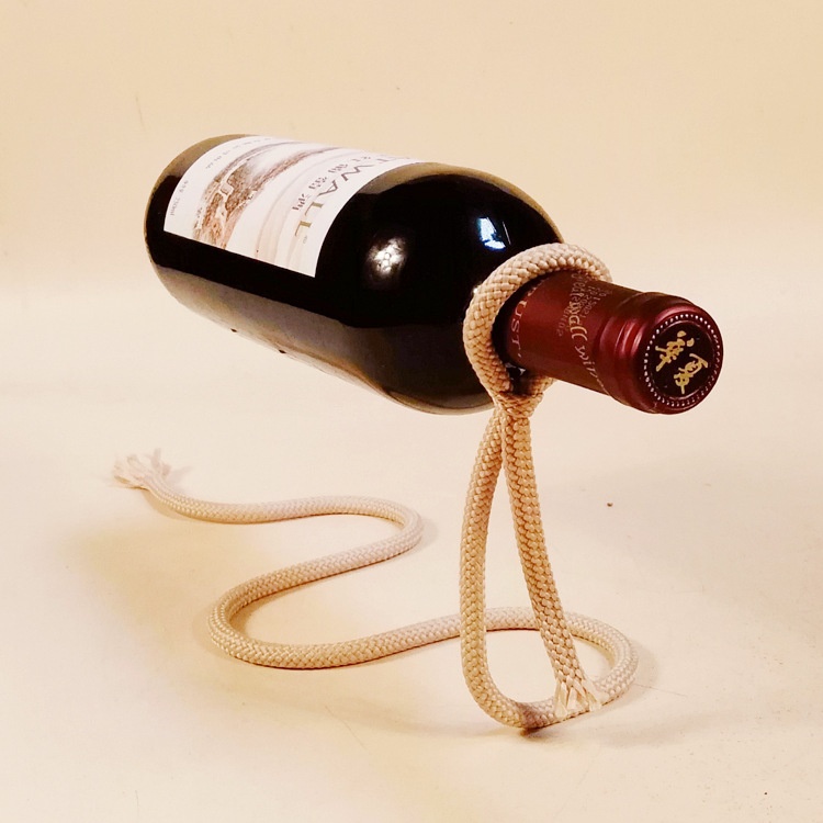 Birthday,Friendship Gifts,Father's Day,Anniversary,Magic Suspended Rope Wine Rack - Creative Snake Wine Rack